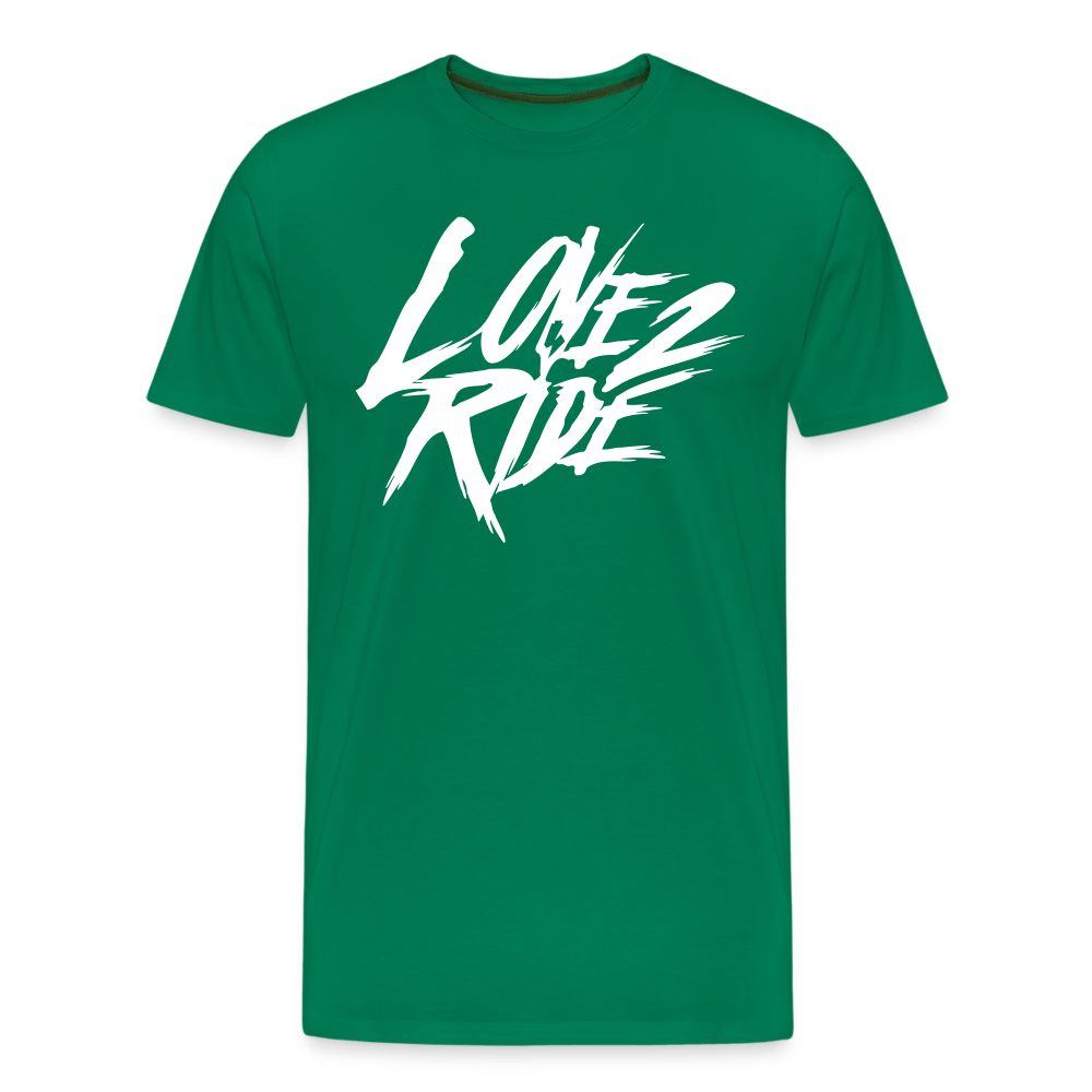 SPOD Männer Premium T-Shirt | Spreadshirt 812 Kelly Green / S Love 2 Ride - Männer Premium T-Shirt E-Bike-Community