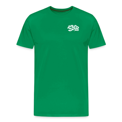 SPOD Männer Premium T-Shirt | Spreadshirt 812 Kelly Green / S Shred or Alive - Brush Premium Shirt E-Bike-Community