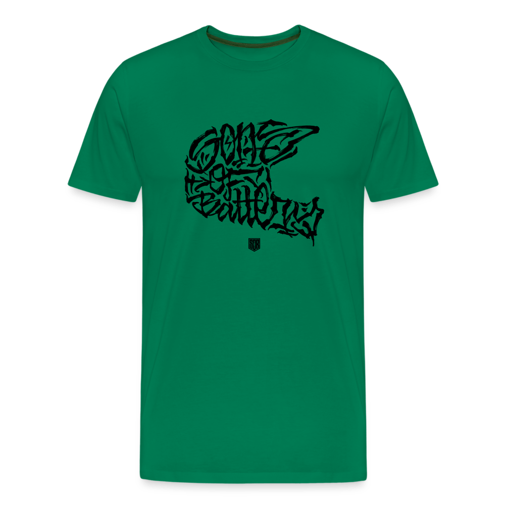 SPOD Männer Premium T-Shirt | Spreadshirt 812 Kelly Green / S Sons Spezial Edition TPOM Helm, Front - Black -  Männer Premium T-Shirt E-Bike-Community