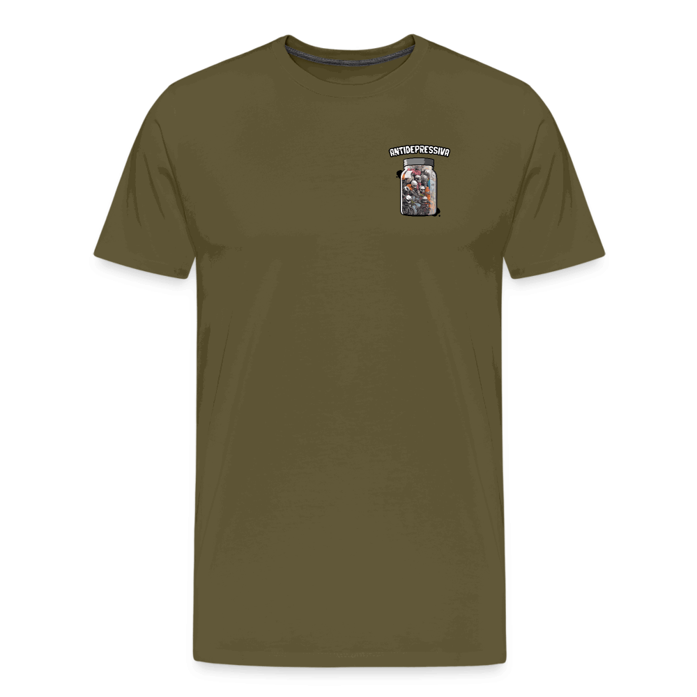 SPOD Männer Premium T-Shirt | Spreadshirt 812 Khaki / S Antidepressiva - Männer Premium T-Shirt E-Bike-Community