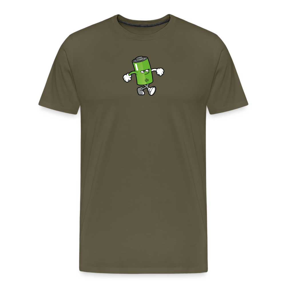 SPOD Männer Premium T-Shirt | Spreadshirt 812 Khaki / S BBoy - Solo - Männer Premium T-Shirt E-Bike-Community