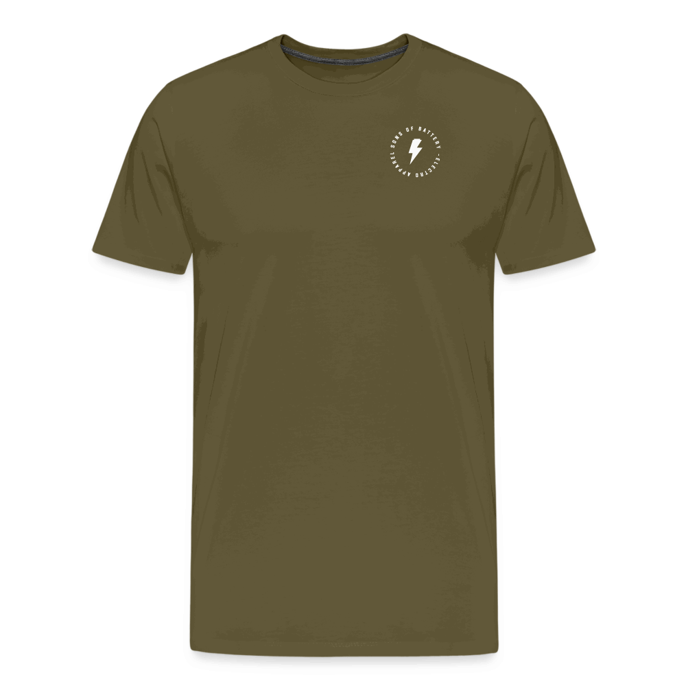 SPOD Männer Premium T-Shirt | Spreadshirt 812 Khaki / S E-Apparel - Männer Premium T-Shirt E-Bike-Community