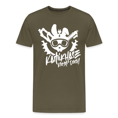 SPOD Männer Premium T-Shirt | Spreadshirt 812 Khaki / S Männer Premium T-Shirt E-Bike-Community