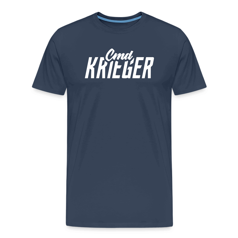 SPOD Männer Premium T-Shirt | Spreadshirt 812 Navy / S Commander Krieger - Flex - Männer Premium T-Shirt E-Bike-Community