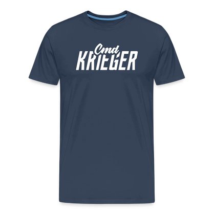 SPOD Männer Premium T-Shirt | Spreadshirt 812 Navy / S Commander Krieger - Flex - Männer Premium T-Shirt E-Bike-Community