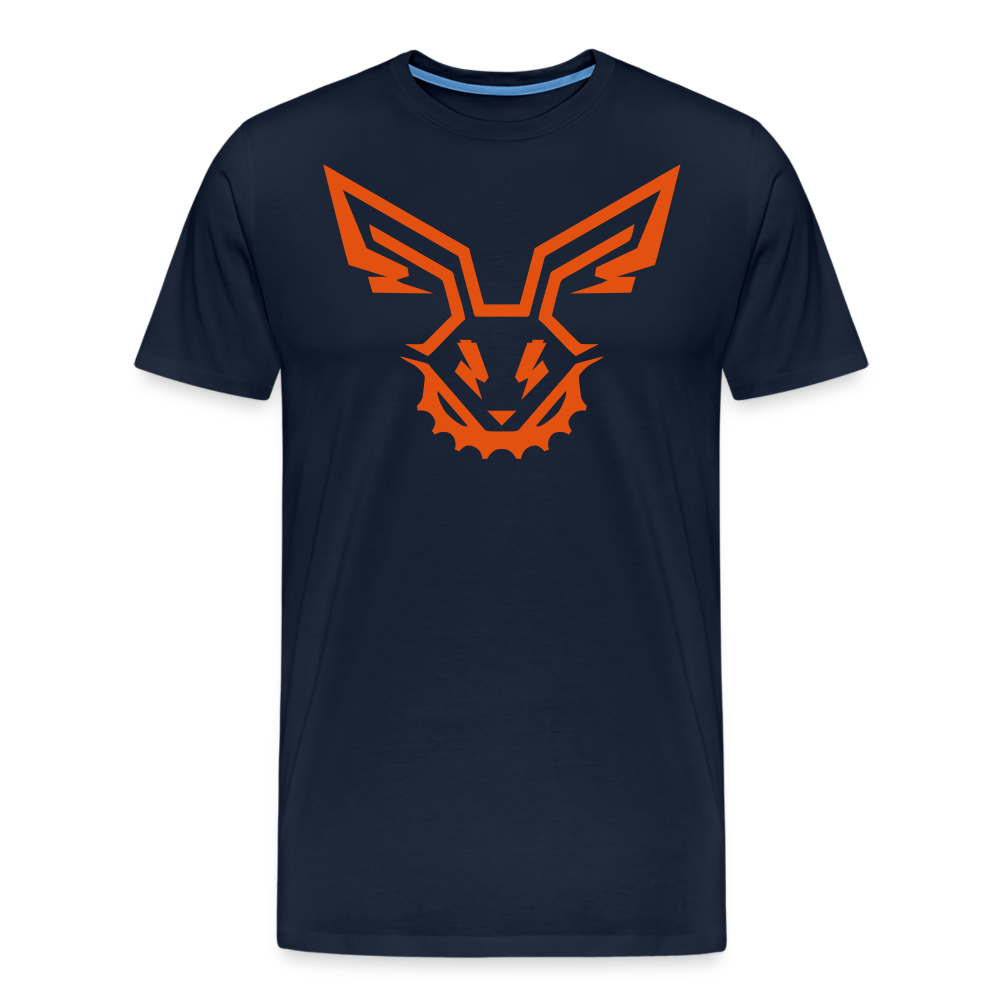 SPOD Männer Premium T-Shirt | Spreadshirt 812 Navy / S Electro Bunny - Männer Premium T-Shirt E-Bike-Community