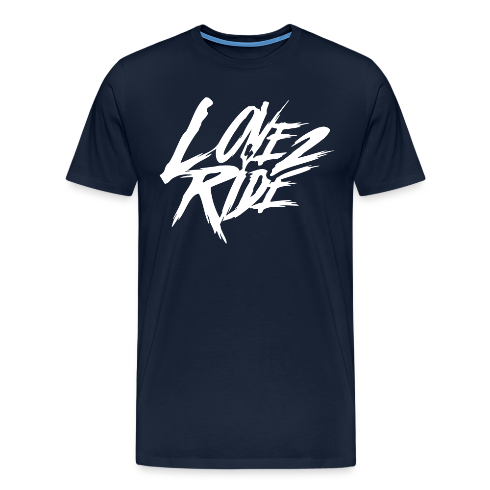 SPOD Männer Premium T-Shirt | Spreadshirt 812 Navy / S Love 2 Ride - Männer Premium T-Shirt E-Bike-Community