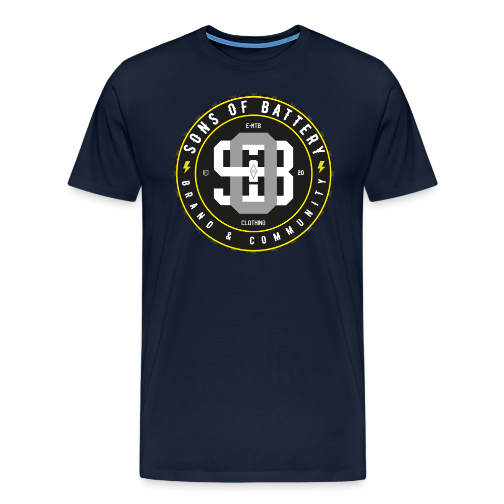 SPOD Männer Premium T-Shirt | Spreadshirt 812 Navy / S SoB Clothing Comp Männer Premium T-Shirt E-Bike-Community