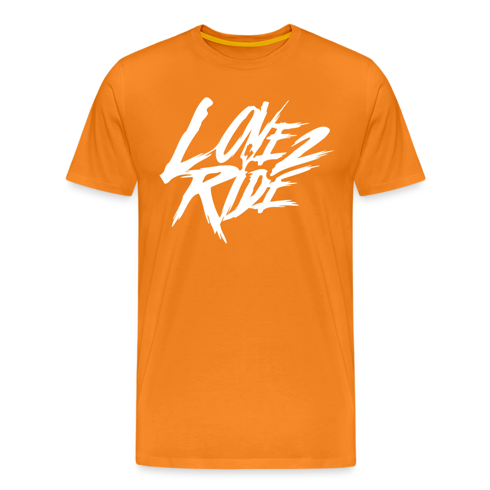 SPOD Männer Premium T-Shirt | Spreadshirt 812 Orange / S Love 2 Ride - Männer Premium T-Shirt E-Bike-Community