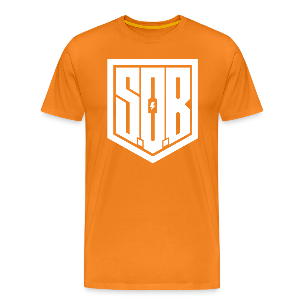 SPOD Männer Premium T-Shirt | Spreadshirt 812 Orange / S SONS OF BATTERY - SoB Supporter - Männer Premium T-Shirt E-Bike-Community