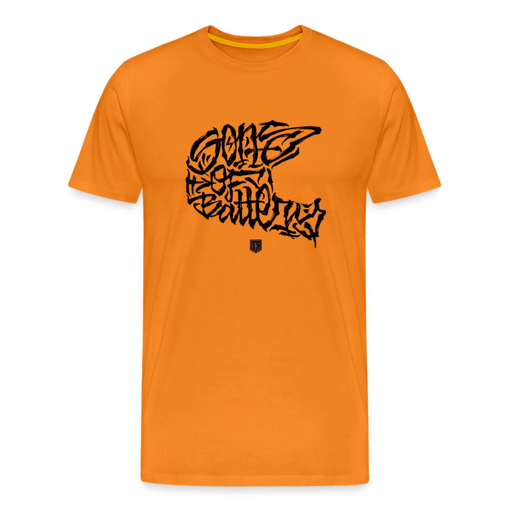 SPOD Männer Premium T-Shirt | Spreadshirt 812 Orange / S Sons Spezial Edition TPOM Helm, Front - Black -  Männer Premium T-Shirt E-Bike-Community