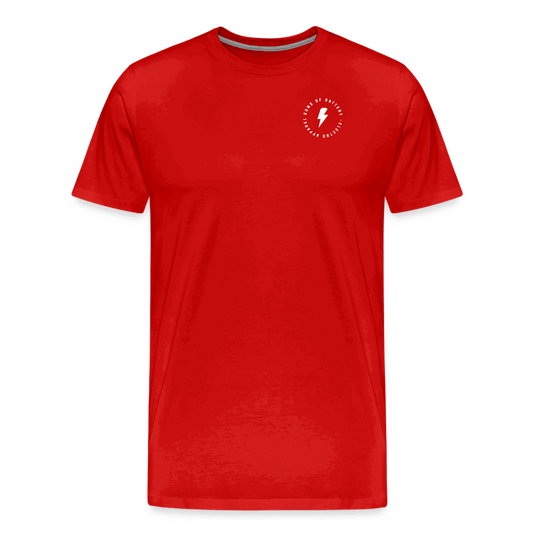 SPOD Männer Premium T-Shirt | Spreadshirt 812 Rot / S E-Apparel - Männer Premium T-Shirt E-Bike-Community