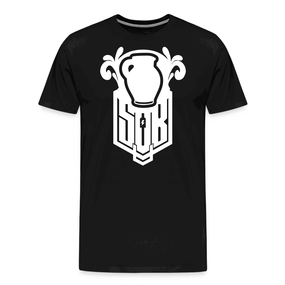 SPOD Männer Premium T-Shirt | Spreadshirt 812 Schwarz / S Bembel - SoB Männer Premium T-Shirt E-Bike-Community