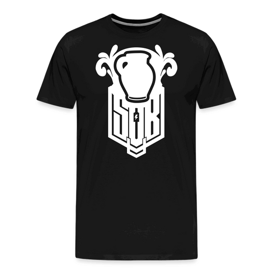 SPOD Männer Premium T-Shirt | Spreadshirt 812 Schwarz / S Bembel - SoB Männer Premium T-Shirt E-Bike-Community