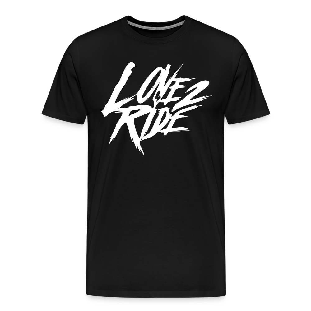 SPOD Männer Premium T-Shirt | Spreadshirt 812 Schwarz / S Love 2 Ride - Männer Premium T-Shirt E-Bike-Community