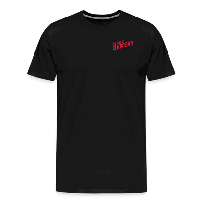 SPOD Männer Premium T-Shirt | Spreadshirt 812 Schwarz / S Oldschool - Männer Premium T-Shirt E-Bike-Community