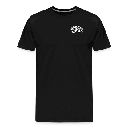 SPOD Männer Premium T-Shirt | Spreadshirt 812 Schwarz / S Shred or Alive - Brush Premium Shirt E-Bike-Community