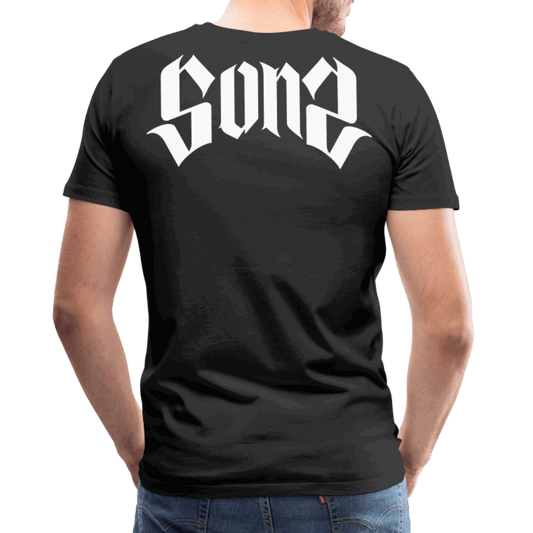 SPOD Männer Premium T-Shirt | Spreadshirt 812 Schwarz / S SONS (2 Seiten) - Männer Premium T-Shirt E-Bike-Community