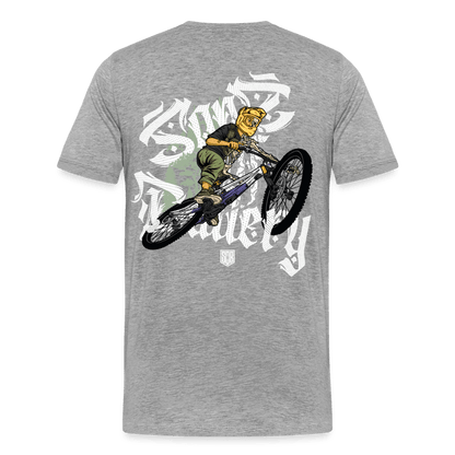 SPOD Männer Premium T-Shirt | Spreadshirt 812 Shred or Alive - Brush Premium Shirt E-Bike-Community