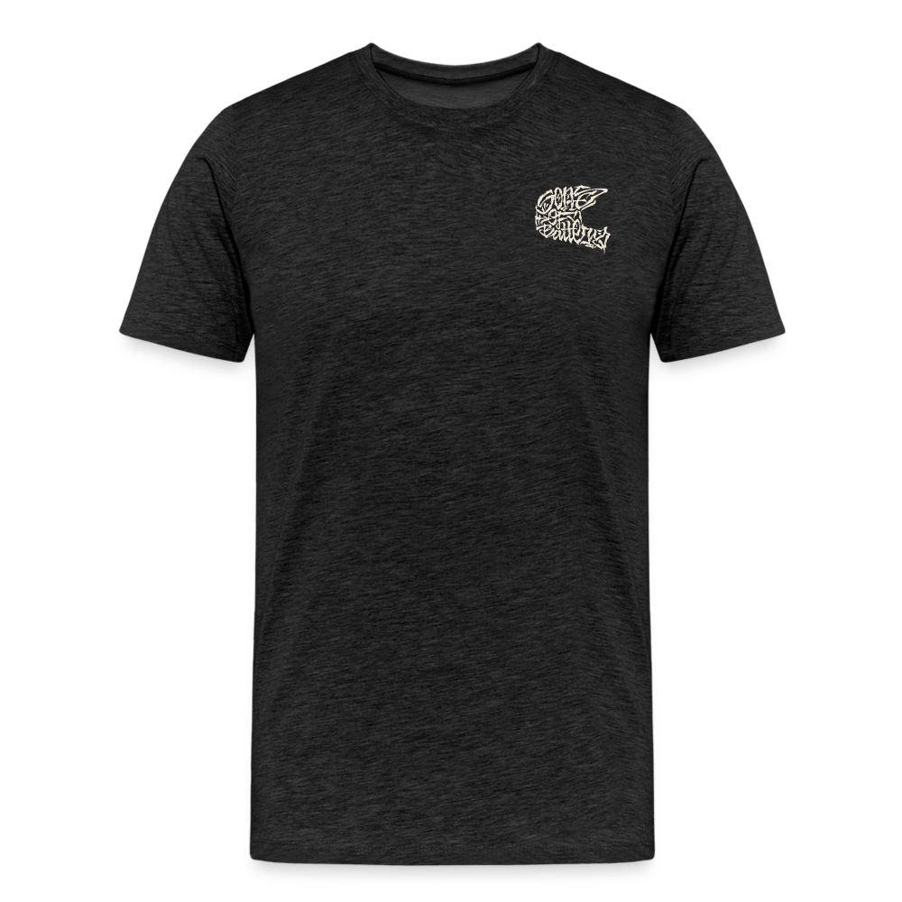 SPOD Männer Premium T-Shirt | Spreadshirt 812 TPOM - HELM - FRONT / BACK Männer Premium T-Shirt E-Bike-Community