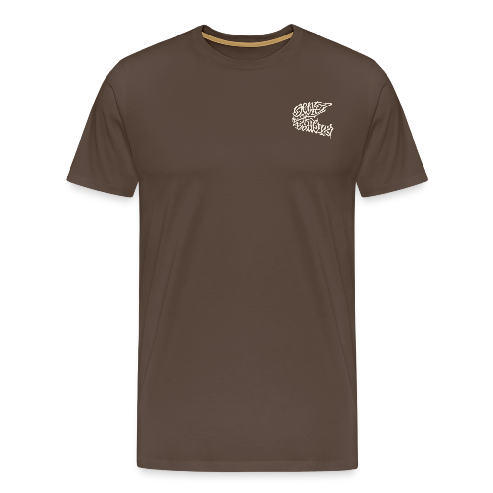 SPOD Männer Premium T-Shirt | Spreadshirt 812 TPOM - HELM - FRONT / BACK Männer Premium T-Shirt E-Bike-Community