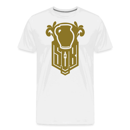 SPOD Männer Premium T-Shirt | Spreadshirt 812 weiß / S Bembel - Gold - Premium T-Shirt E-Bike-Community