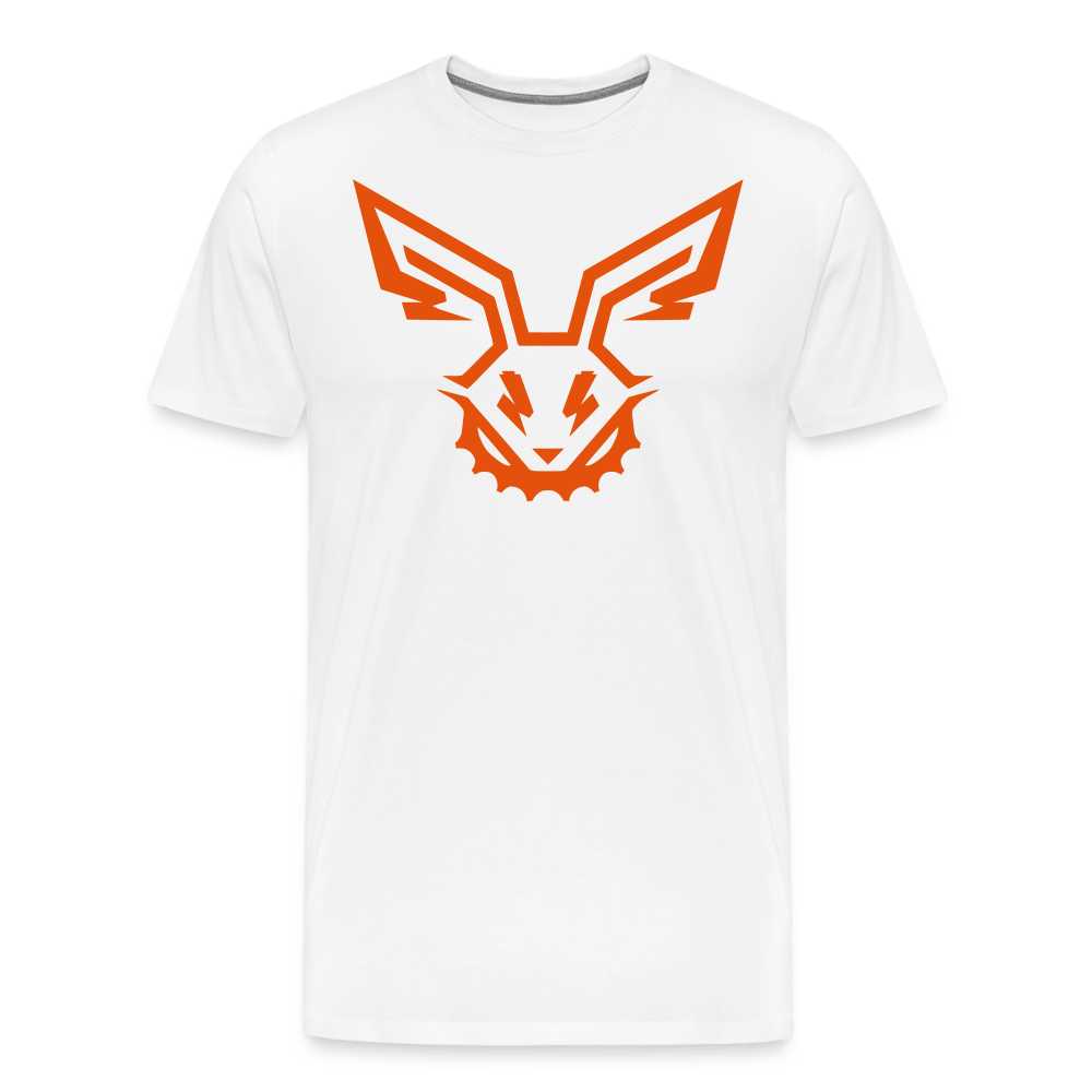 SPOD Männer Premium T-Shirt | Spreadshirt 812 Weiß / S Electro Bunny - Männer Premium T-Shirt E-Bike-Community