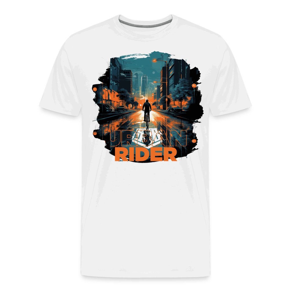 SPOD Männer Premium T-Shirt | Spreadshirt 812 weiß / S Urban Rider - Männer Premium T-Shirt E-Bike-Community