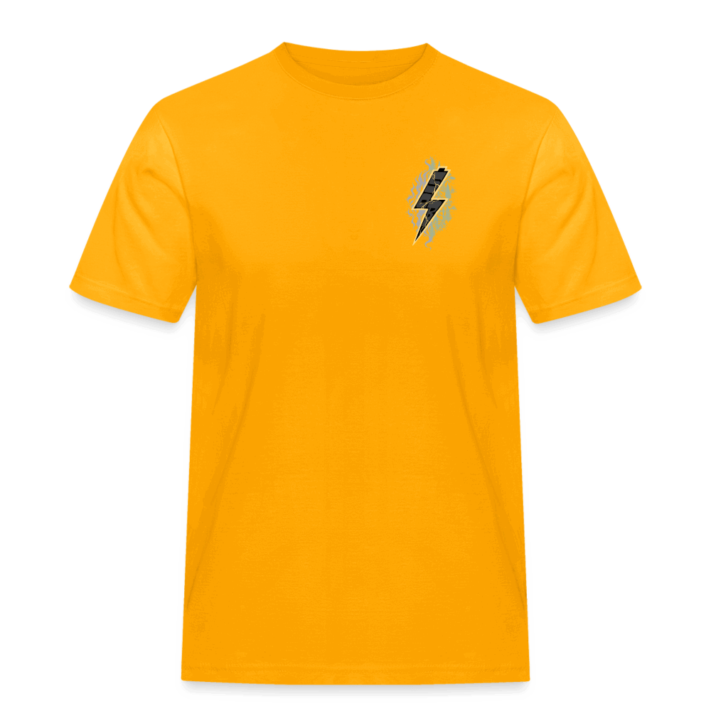 SPOD Männer Workwear T-Shirt 2 Seiten - Shred or Alive Crew - Männer Workwear T-Shirt E-Bike-Community