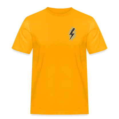 SPOD Männer Workwear T-Shirt 2 Seiten - Shred or Alive Crew - Männer Workwear T-Shirt E-Bike-Community