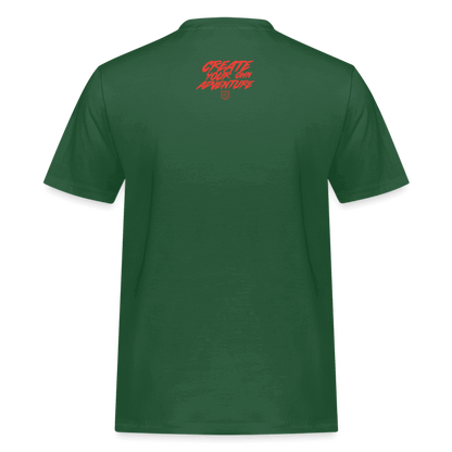 SPOD Männer Workwear T-Shirt Flaschengrün / S LOSE THE PATH - CREATE YOUR OWN ADVENTURE - Russell Athletic Shirt E-Bike-Community