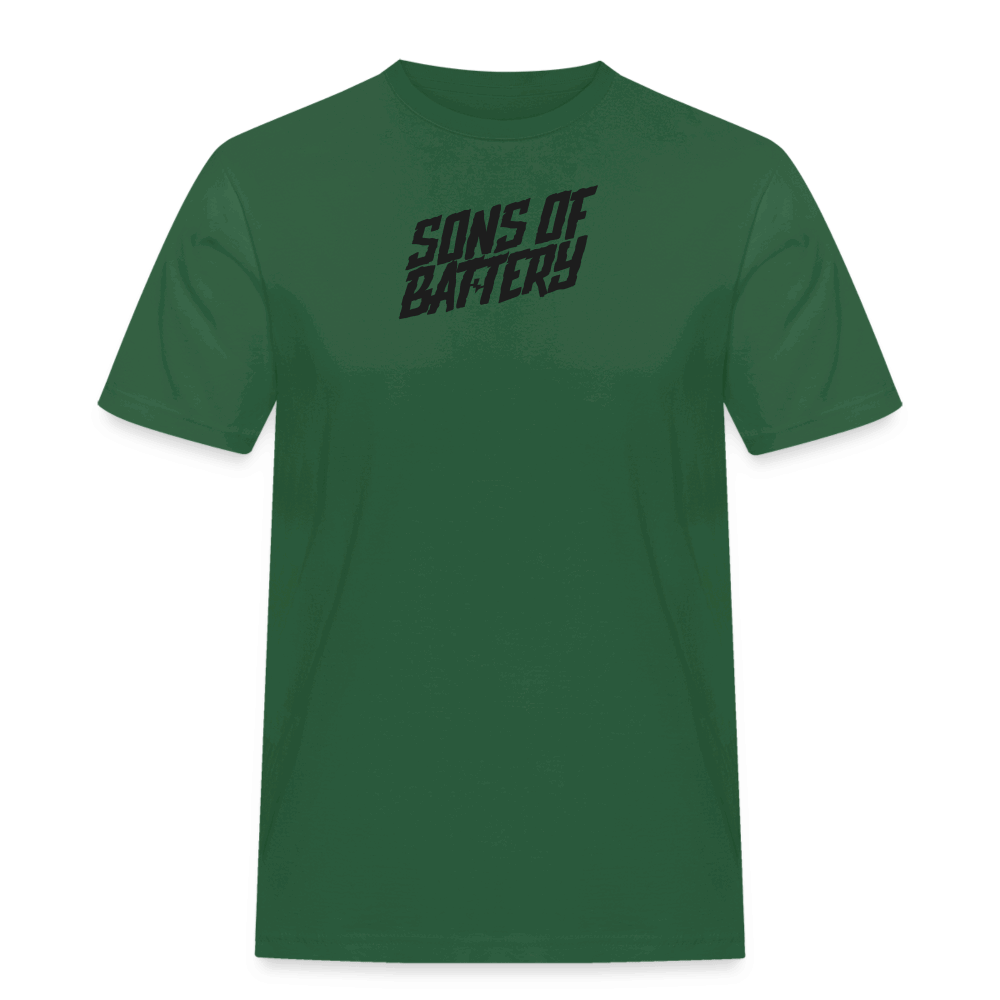 SPOD Männer Workwear T-Shirt Flaschengrün / S Sons of Battery - Signature - Std Shirt E-Bike-Community