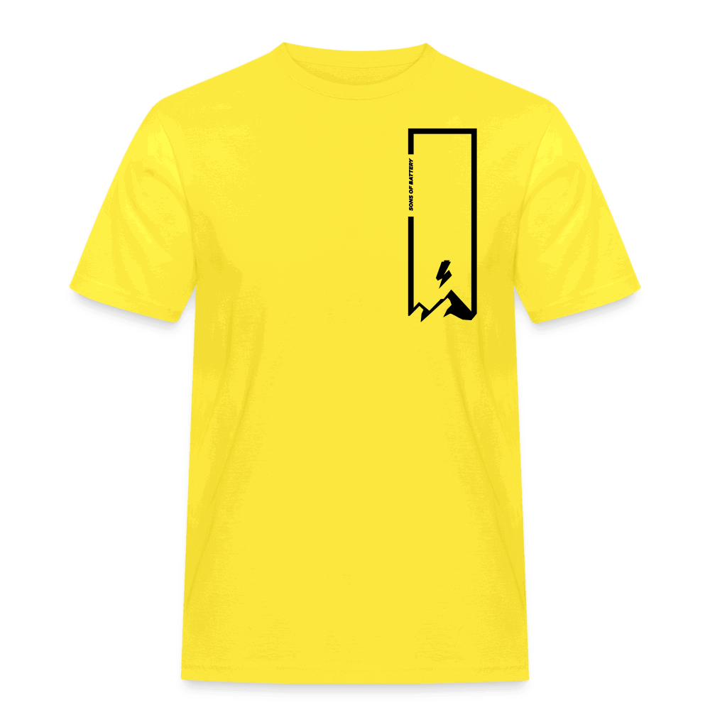 SPOD Männer Workwear T-Shirt Gelb / S SoB on the Rocks E-Bike-Community