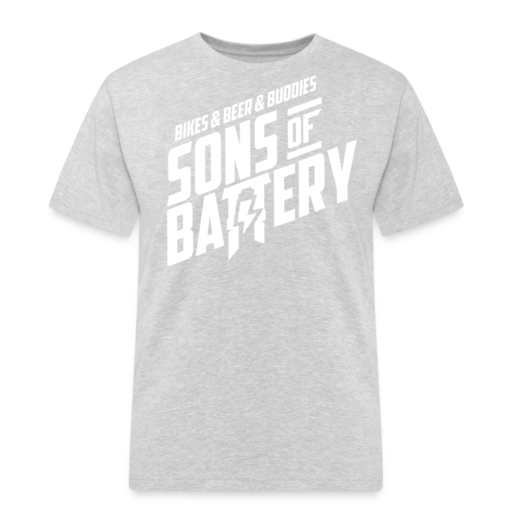 SPOD Männer Workwear T-Shirt Grau meliert / S 3B - Russel Athletic Shirt E-Bike-Community