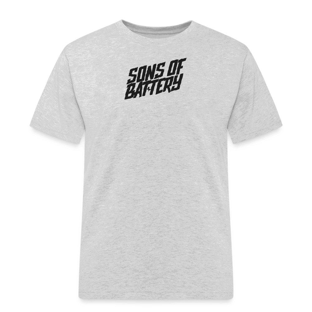 SPOD Männer Workwear T-Shirt Grau meliert / S Sons of Battery - Signature - Std Shirt E-Bike-Community