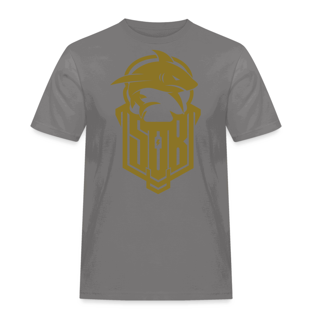 SPOD Männer Workwear T-Shirt Grau / S Hai Bike GOLD - SOB - Männer Workwear T-Shirt E-Bike-Community