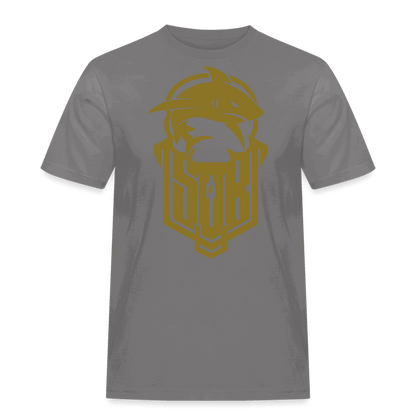 SPOD Männer Workwear T-Shirt Grau / S Hai Bike GOLD - SOB - Männer Workwear T-Shirt E-Bike-Community