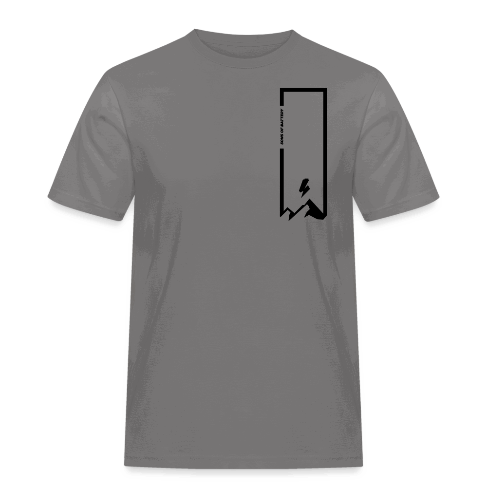 SPOD Männer Workwear T-Shirt Grau / S SoB on the Rocks E-Bike-Community