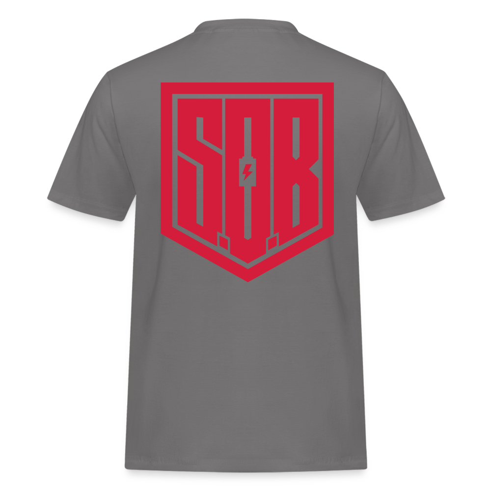 SPOD Männer Workwear T-Shirt Grau / S SoB REDLINE - Russel Athletics Shirt E-Bike-Community