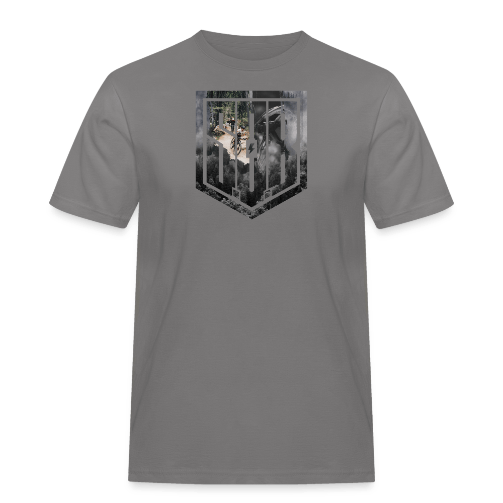 SPOD Männer Workwear T-Shirt Grau / S SoB - Trailground - Russel Athletic E-Bike-Community