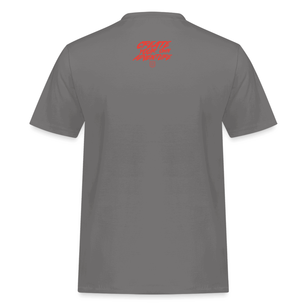 SPOD Männer Workwear T-Shirt LOSE THE PATH - CREATE YOUR OWN ADVENTURE - Russell Athletic Shirt E-Bike-Community