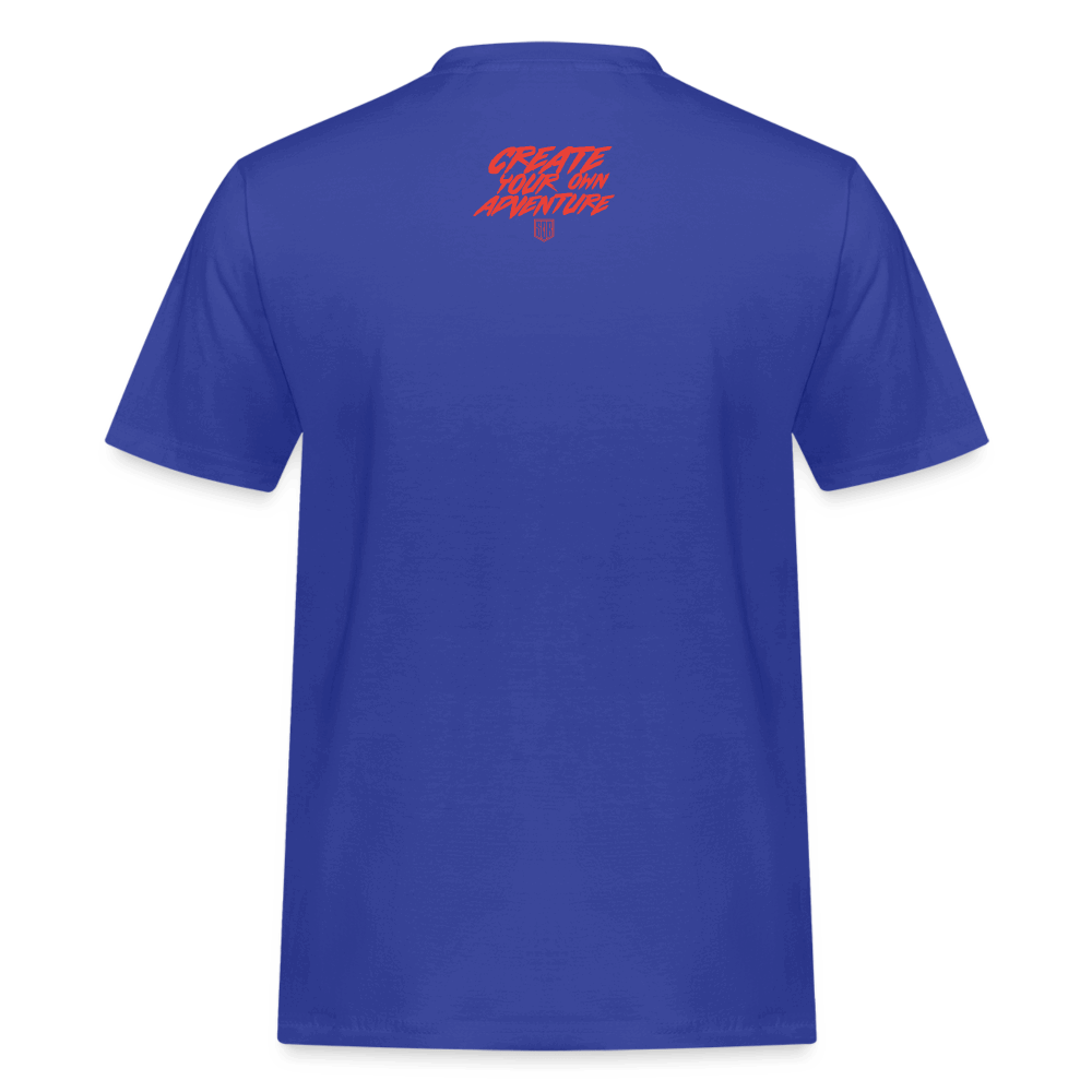 SPOD Männer Workwear T-Shirt LOSE THE PATH - CREATE YOUR OWN ADVENTURE - Russell Athletic Shirt E-Bike-Community