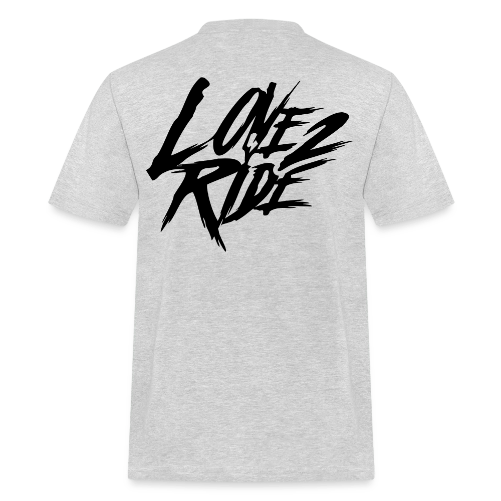 SPOD Männer Workwear T-Shirt LOVE 2 RIDE - FRONT / BACK HEAVY MÄNNER RUSSELL ATHLETICS T-SHIRT E-Bike-Community