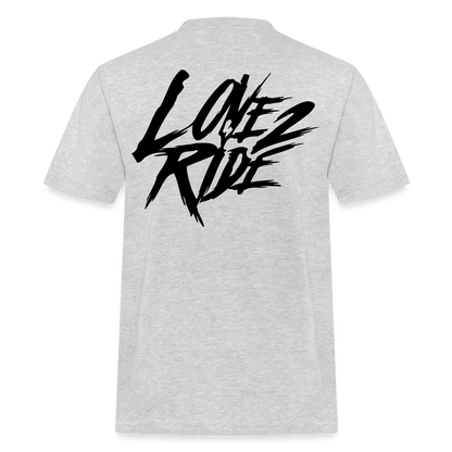 SPOD Männer Workwear T-Shirt LOVE 2 RIDE - FRONT / BACK HEAVY MÄNNER RUSSELL ATHLETICS T-SHIRT E-Bike-Community