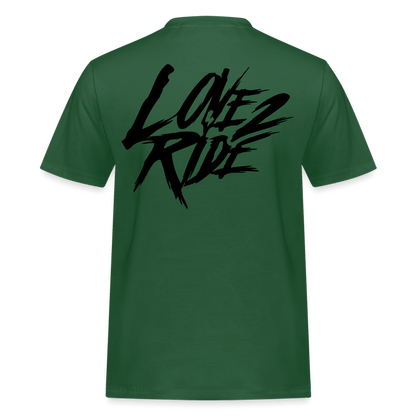 SPOD Männer Workwear T-Shirt LOVE 2 RIDE - FRONT / BACK HEAVY MÄNNER RUSSELL ATHLETICS T-SHIRT E-Bike-Community