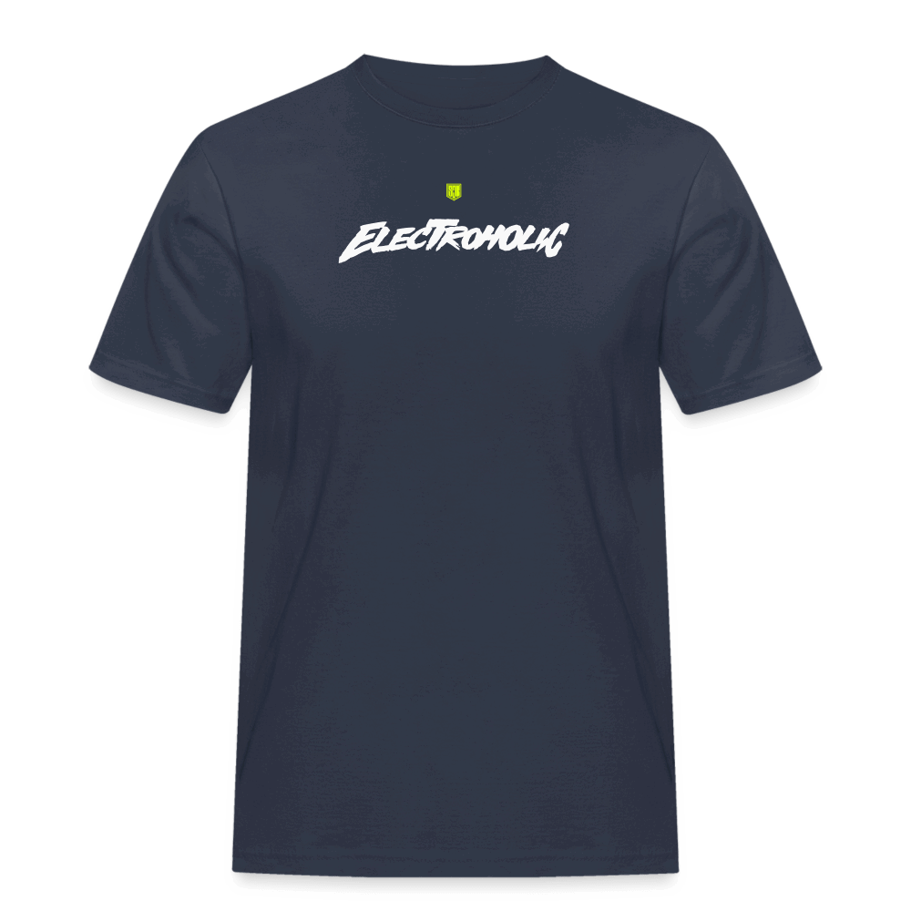 SPOD Männer Workwear T-Shirt Navy / S Electroholic Shirt - Männer Russel T-Shirt E-Bike-Community