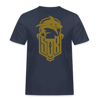 SPOD Männer Workwear T-Shirt Navy / S Hai Bike GOLD - SOB - Männer Workwear T-Shirt E-Bike-Community