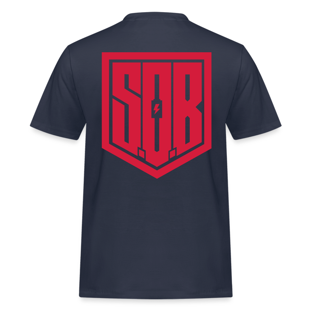 SPOD Männer Workwear T-Shirt Navy / S SoB REDLINE - Russel Athletics Shirt E-Bike-Community