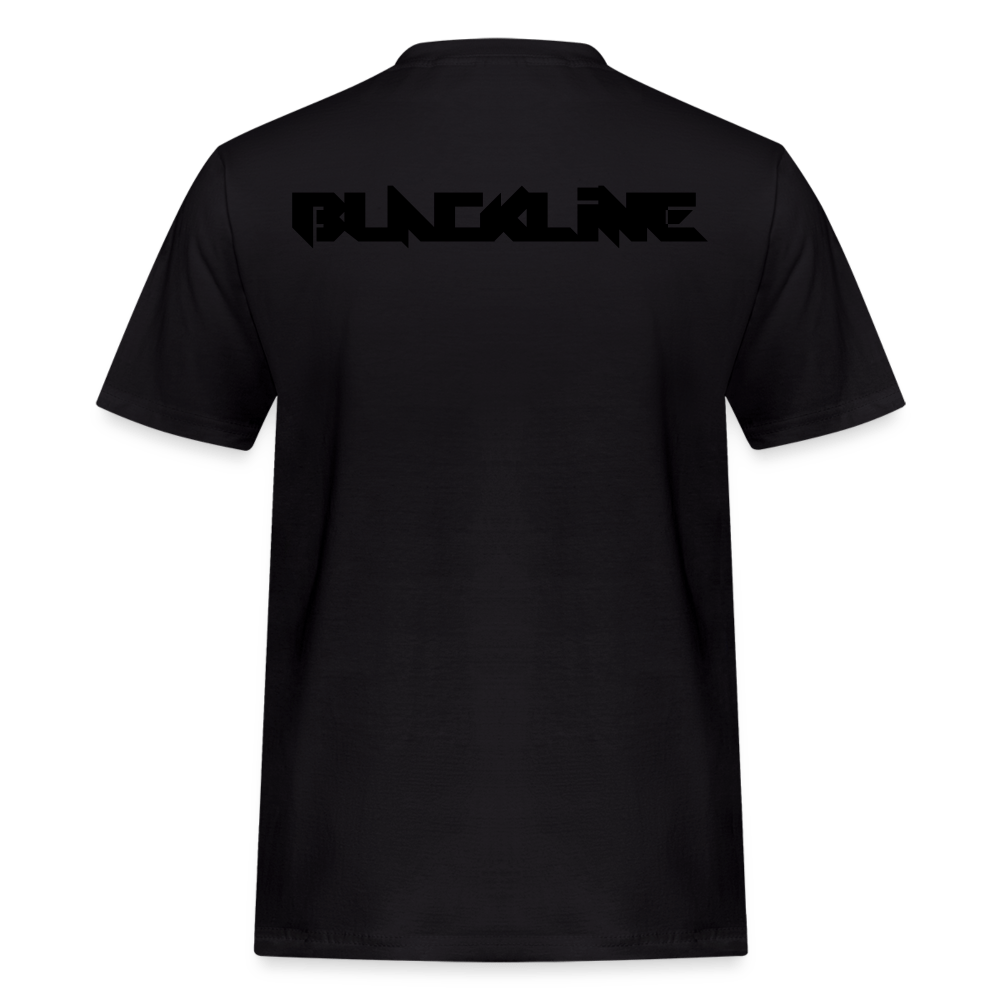 SPOD Männer Workwear T-Shirt Schwarz / S BLACKLINE - Russel Athletics Shirt E-Bike-Community