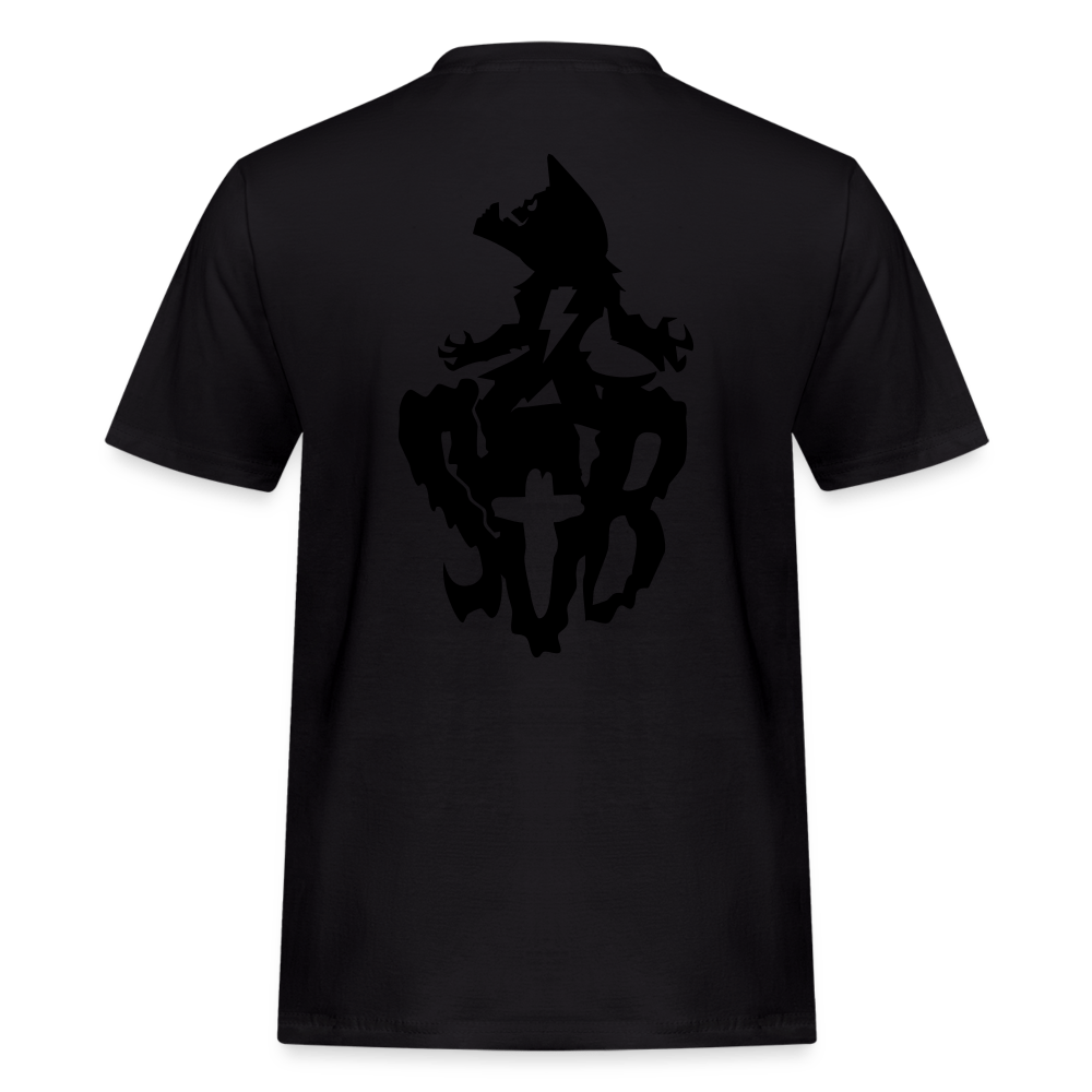 SPOD Männer Workwear T-Shirt Schwarz / S Halloween BLACKLINE - Russel Athletics Shirt E-Bike-Community